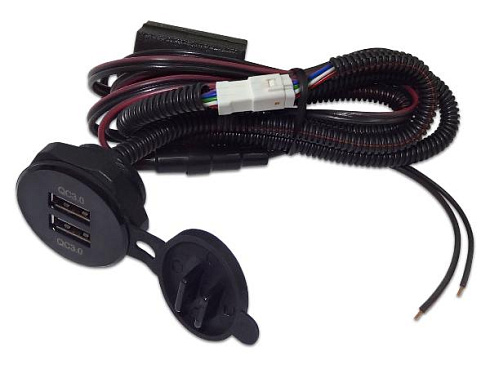 Конвертер 211.3759-05 в комплекте с РК USB-2А (10-30->5/9/12В)