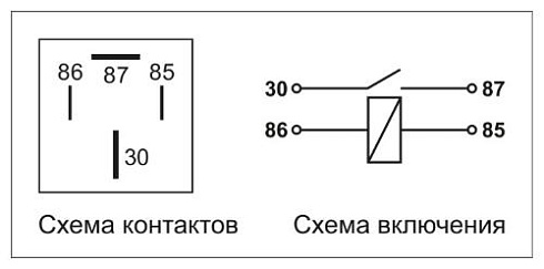 411.3787-04 12В 80А 4-х контактное
